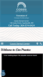 Mobile Screenshot of cassisdentalcenter.com